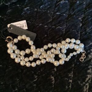 JCrew Multi Stand Pearl Bracelet NWT